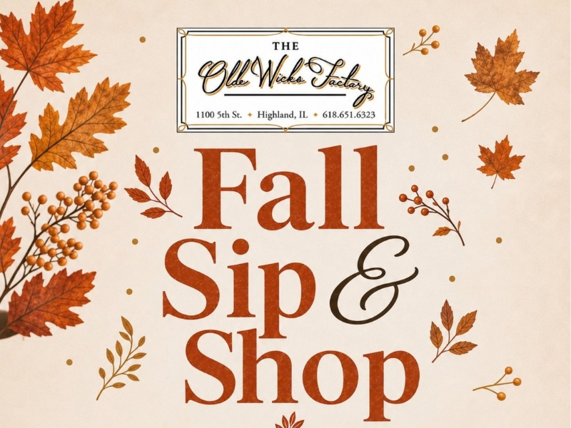Fall Sip and Shop at The Olde Wicks Factory